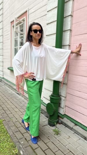Bluzka „Tęczowy Szept” ecru