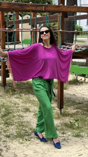 Bluzka „Tęczowy Szept” Magenta