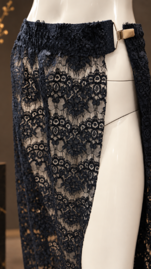 Koronkowy pas NOIR LACE | Nun.mi